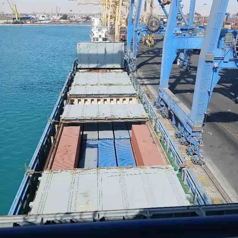 حمل ۲۵,۰۰۰ تن فولاد از بندرعباس به شانگهای